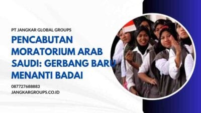 Pencabutan Moratorium Arab Saudi Gerbang Baru Menanti Badai