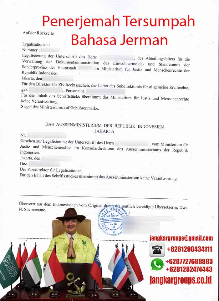 Penerjemah Tersumpah Bahasa Jerman