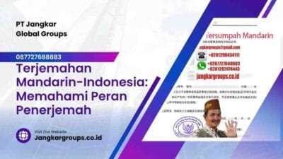 Terjemahan Mandarin-Indonesia Memahami Peran Penerjemah