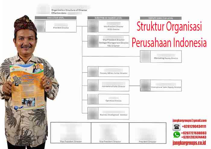 Contoh Struktur Organisasi PT