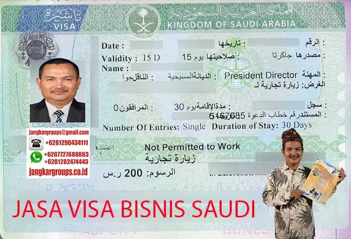 Contoh Visa Bisnis Saudi