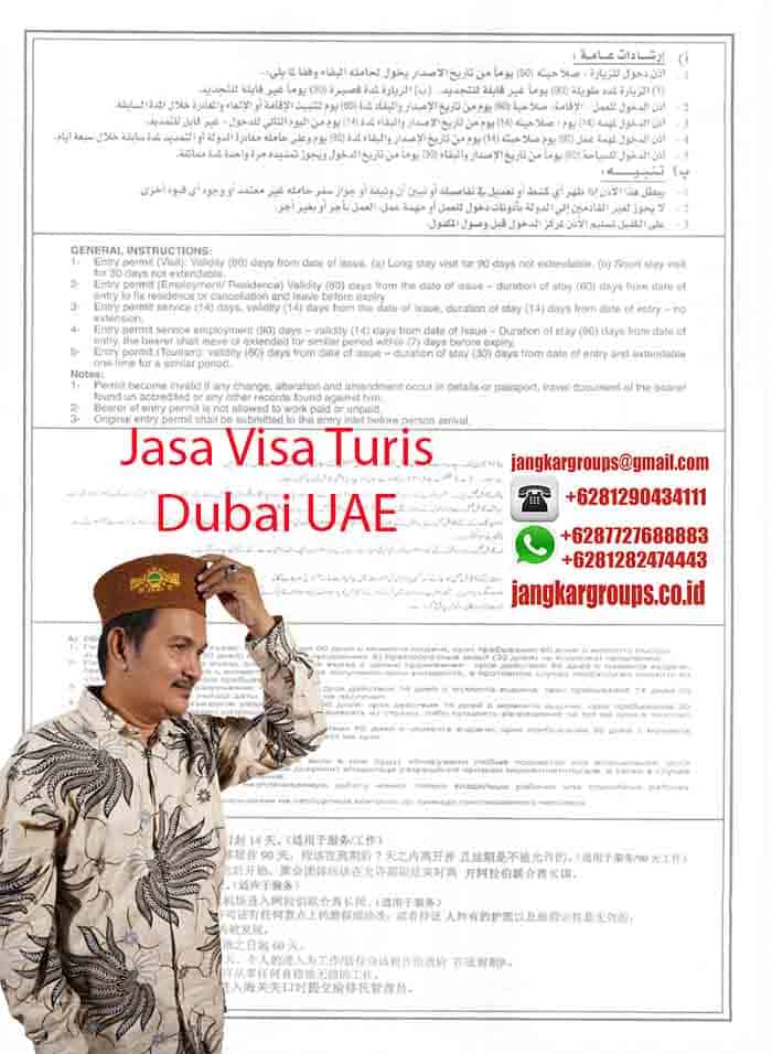 Jasa Visa Turis Dubai UAE