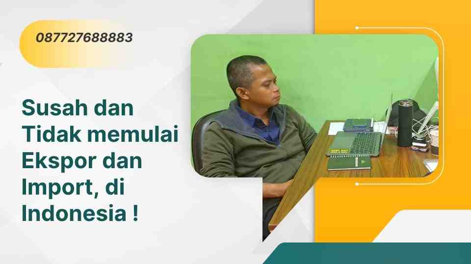 Susah dan Tidak memulai Ekspor dan Import, di Indonesia !