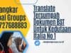 Translate Tersumpah Dokumen BST Untuk Kedutaan Italia No 1