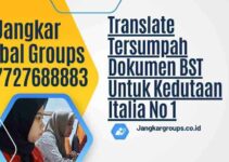 Translate Tersumpah Dokumen BST Untuk Kedutaan Italia No 1
