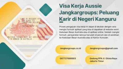 Visa Kerja Aussie Jangkargroups: Peluang Karir di Negeri Kanguru