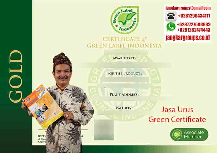 Contoh Green Label Indonesia Certificate