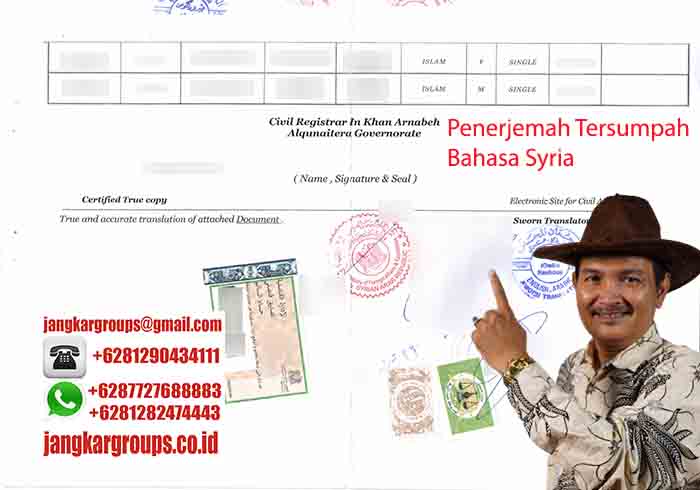 Syarat Menikah WNA Syria