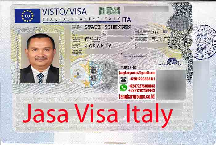 Contoh Visa Italy