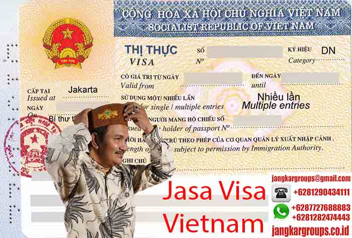 Contoh Visa Vietnam