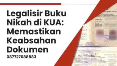Legalisir Buku Nikah di KUA Memastikan Keabsahan Dokumen