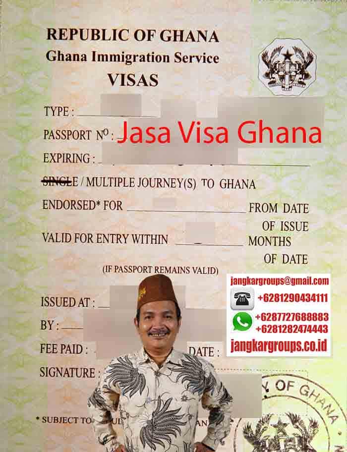 Contoh Visa Ghana