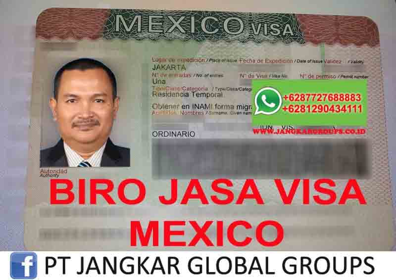 Contoh Visa Mexico