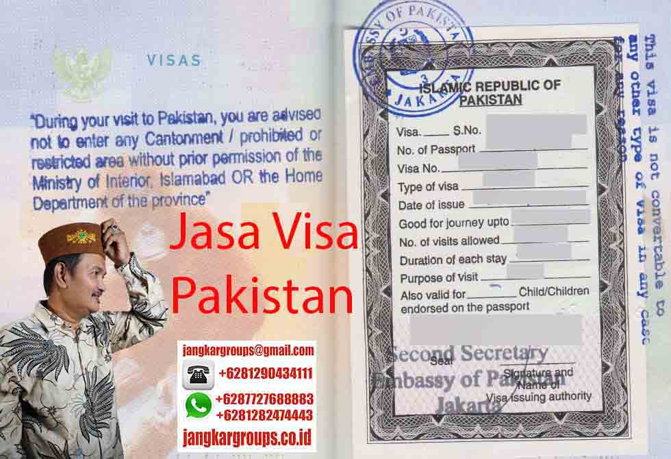 Contoh Visa Pakistan