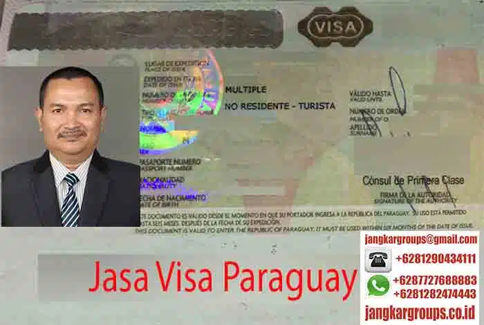 Contoh Visa Paraguay