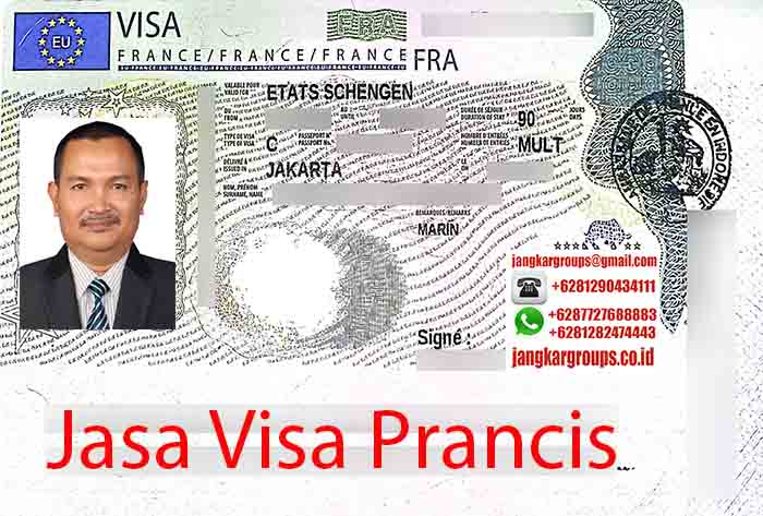 Contoh Visa Prancis