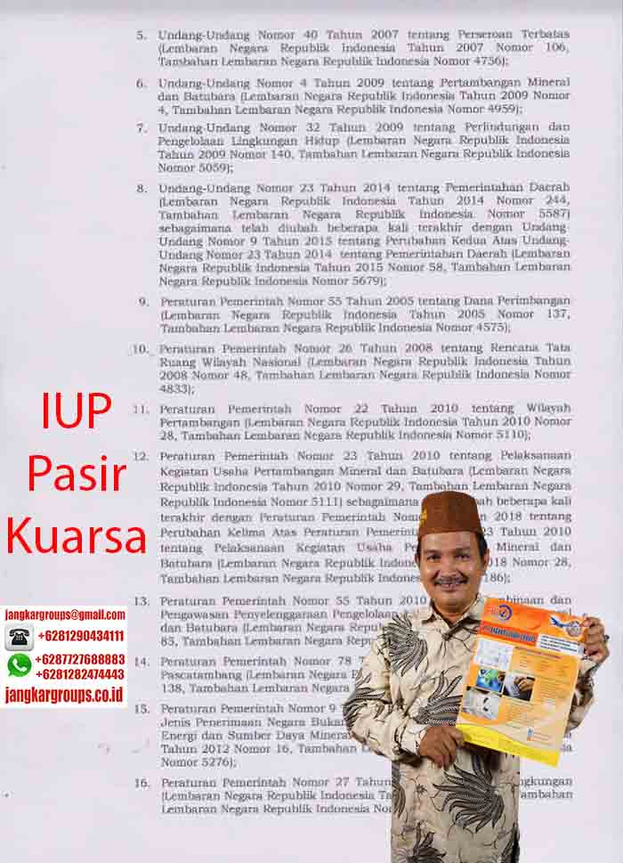 IUP Pasir Kuarsa