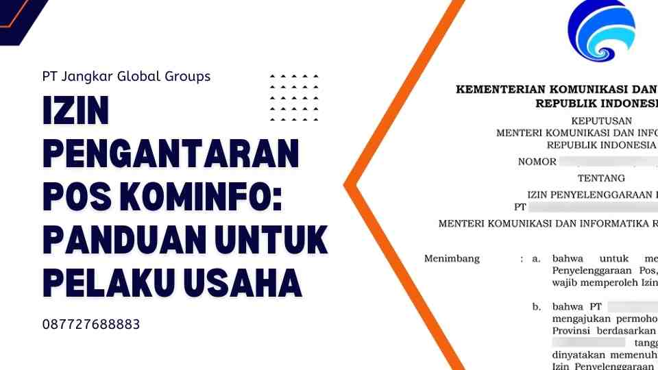 Izin Pengantaran Pos Kominfo Panduan Untuk Pelaku Usaha