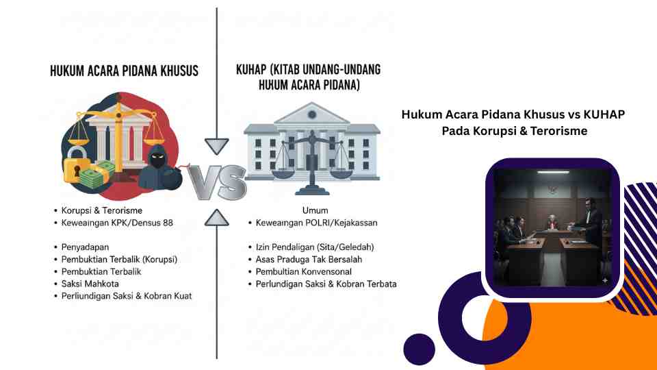 Hukum Acara Pidana Khusus vs KUHAP Pada Korupsi & Terorisme
