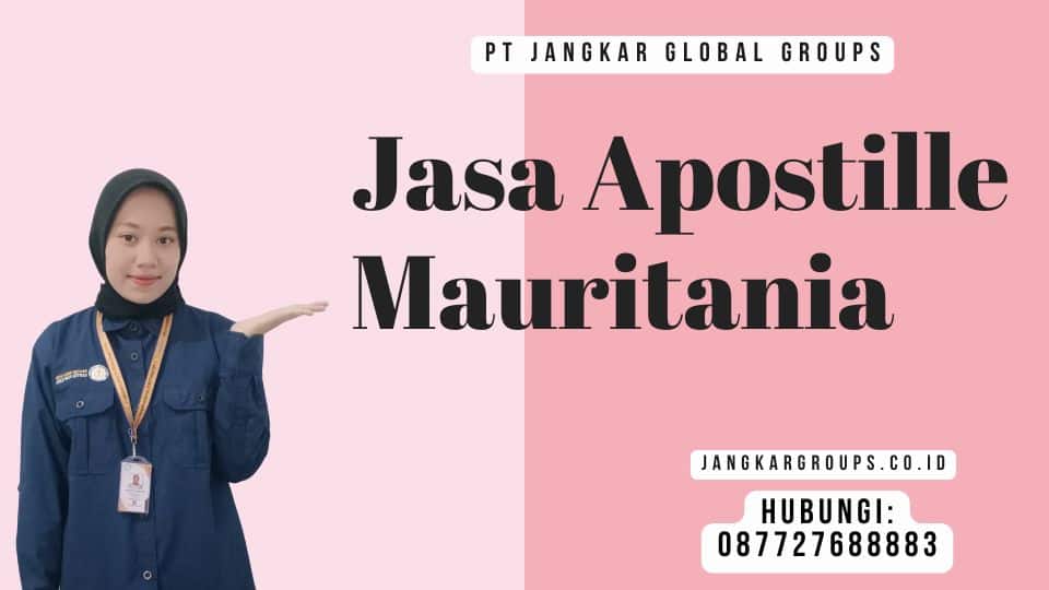 Jasa Apostille Mauritania