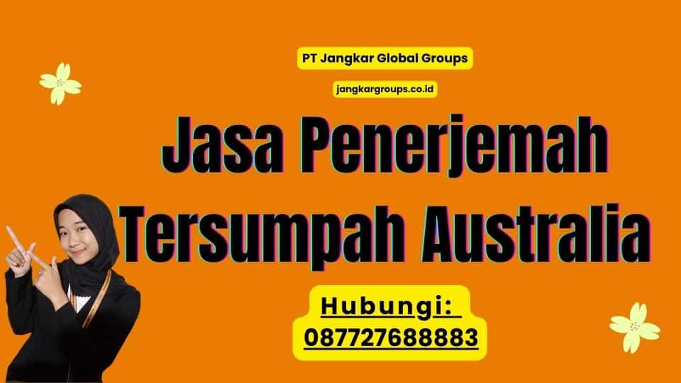 Jasa Penerjemah Tersumpah Australia