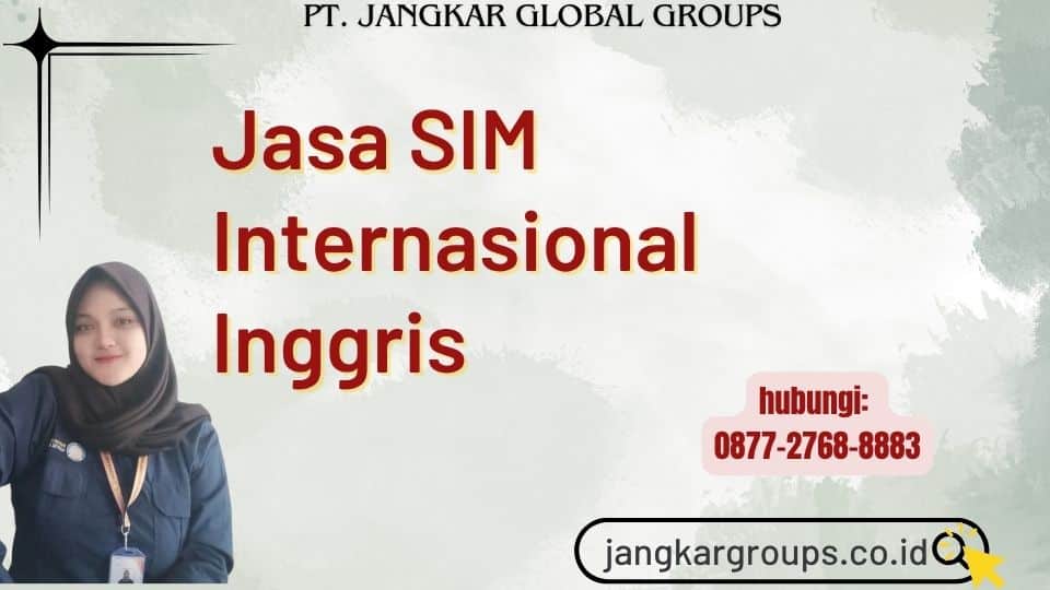 Jasa SIM Internasional Inggris