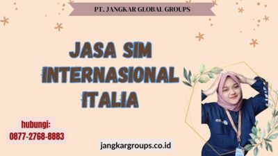 Jasa SIM Internasional Italia