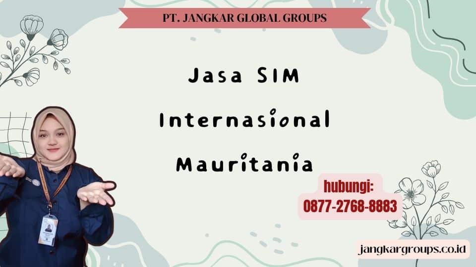 Jasa SIM Internasional Mauritania