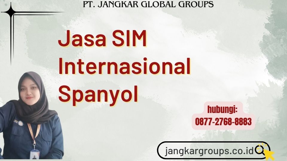 Jasa SIM Internasional Spanyol
