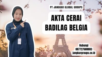 Akta Cerai Badilag Belgia