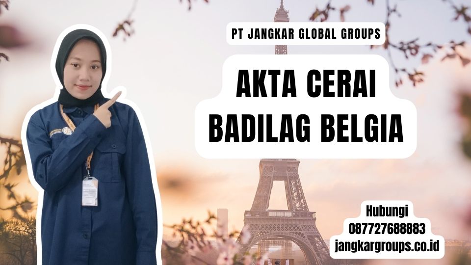 Akta Cerai Badilag Belgia