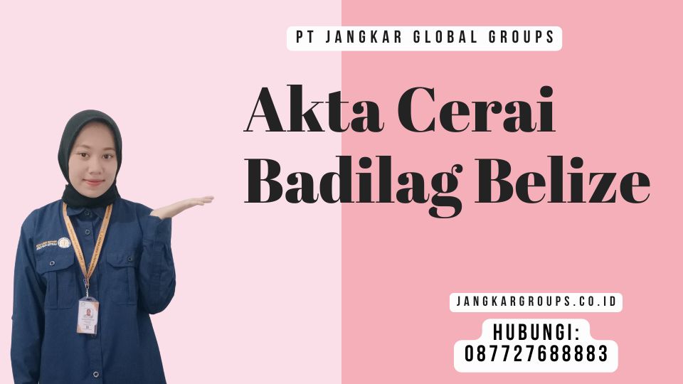 Akta Cerai Badilag Belize