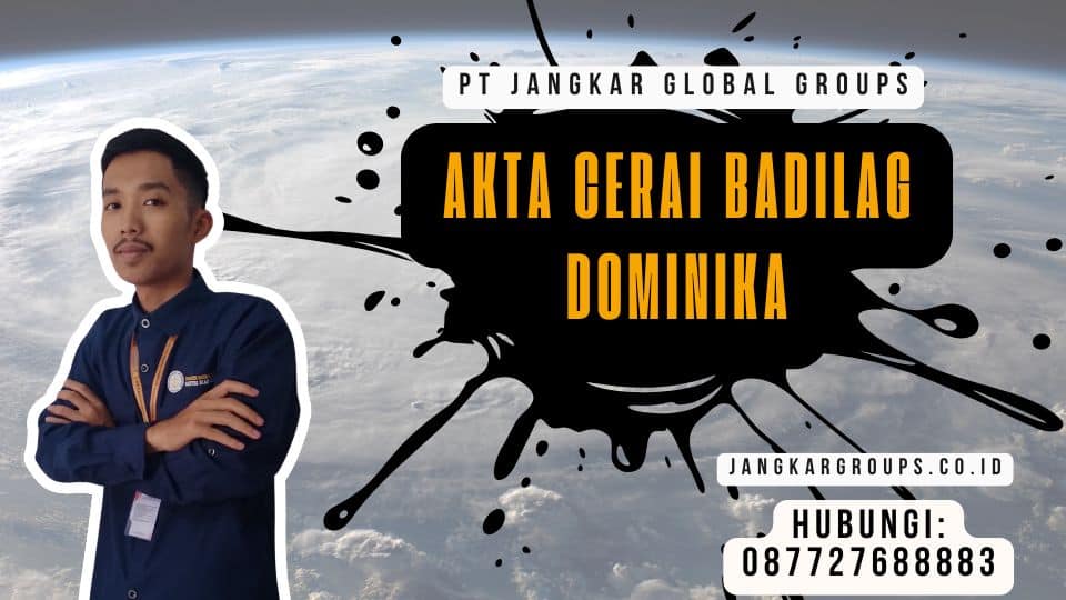 Akta Cerai Badilag Dominika