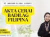 Akta Cerai Badilag Filipina