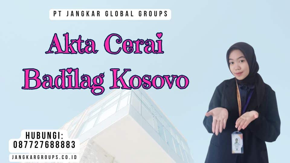 Akta Cerai Badilag Kosovo