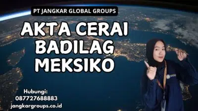 Akta Cerai Badilag Meksiko