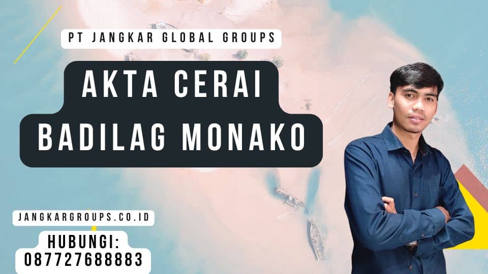 Akta Cerai Badilag Monako