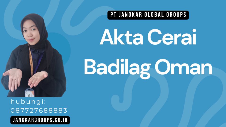 Akta Cerai Badilag Oman