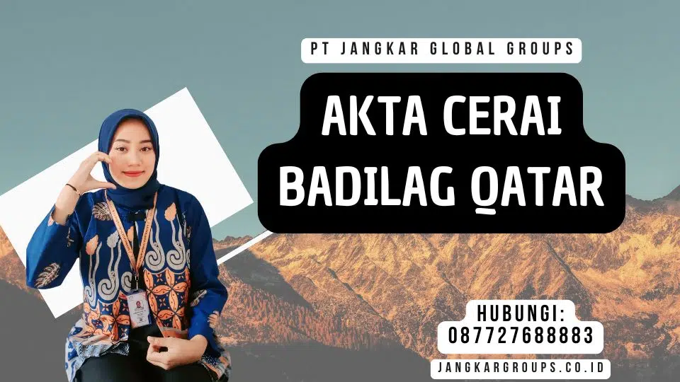Akta Cerai Badilag Qatar