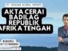 Akta Cerai Badilag Republik Afrika Tengah