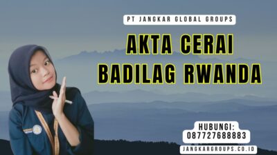 Akta Cerai Badilag Rwanda