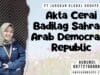 Akta Cerai Badilag Sahrawi Arab Democratic Republic