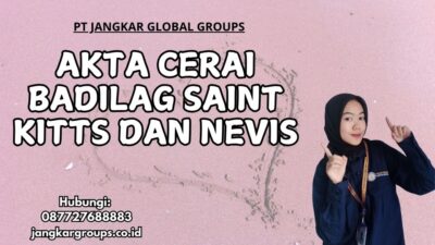 Akta Cerai Badilag Saint Kitts dan Nevis