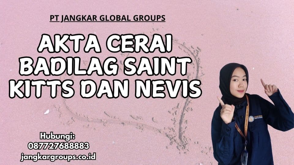 Akta Cerai Badilag Saint Kitts dan Nevis