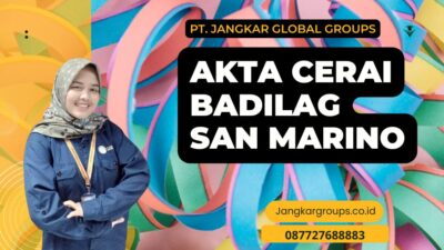 Akta Cerai Badilag San Marino