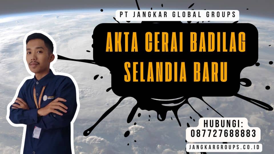 Akta Cerai Badilag Selandia Baru