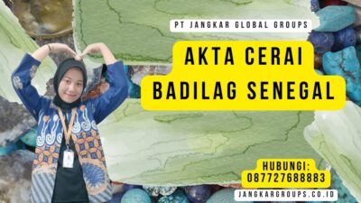 Akta Cerai Badilag Senegal