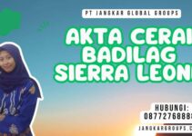 Akta Cerai Badilag Sierra Leone