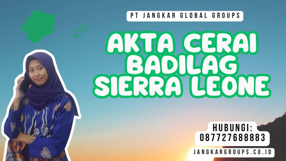 Akta Cerai Badilag Sierra Leone