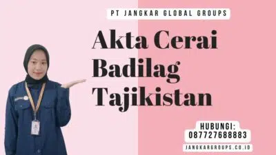 Akta Cerai Badilag Tajikistan
